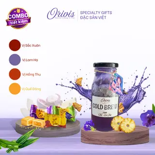 Hình ảnh ColdBrew Trà Thảo Mộc Kèm Bánh Dứa