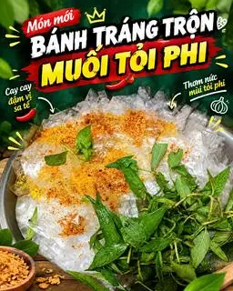 Hình ảnh MÓN MỚI: Bánh tráng Muối Tỏi Phi SIÊU CAY