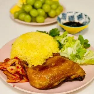 Hình ảnh Cơm Gà Rôti - gà xé