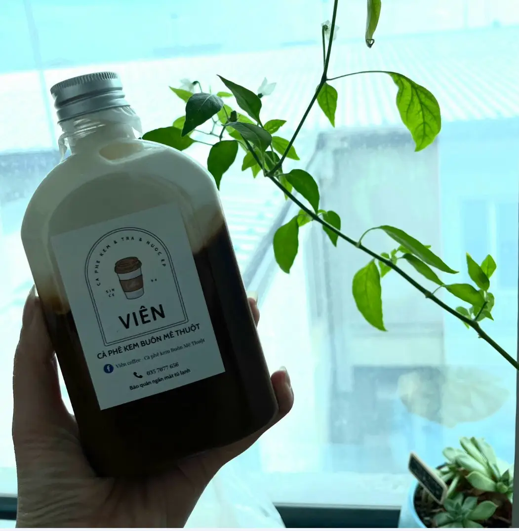 Hình ảnh Cà phê kem muối chai 330ml