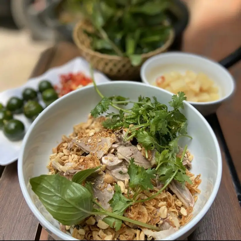 Hình ảnh Miến ngan mọc trộn *