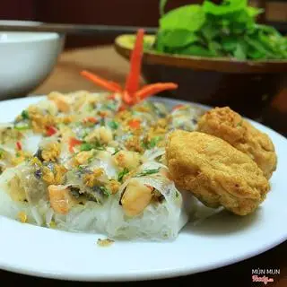 Hình ảnh Bánh Cuốn Nhân Tôm Chả Tôm