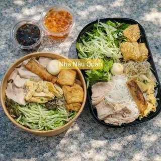 Hình ảnh Bún đậu thịt luộc mix