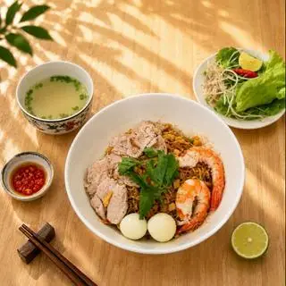 Hình ảnh Mì trộn tôm thịt