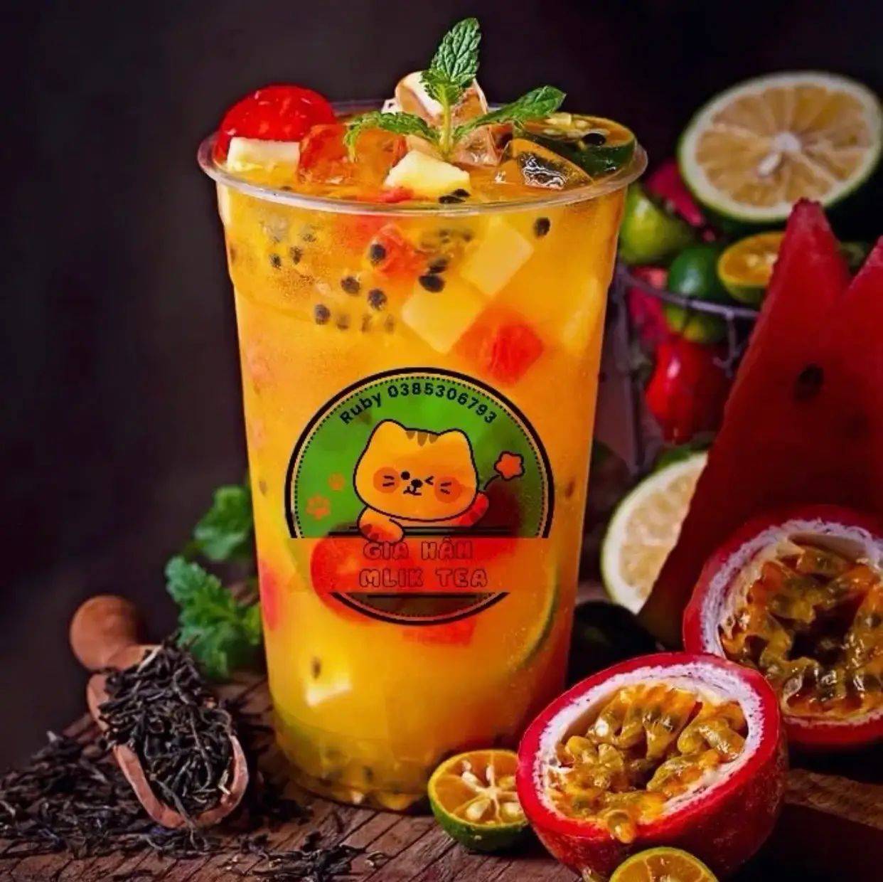 Hình ảnh Trà trái cây nhiệt đới