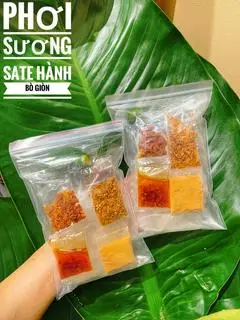 Hình ảnh PHƠI SƯƠNG SATE HÀNH BÒ GIÒN
