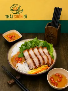 Hình ảnh Bún mắm nêm heo quay
