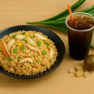 Hình ảnh Cơm chiên gà xé