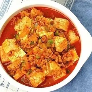 Hình ảnh cơm đậu thịt sốt cà chua