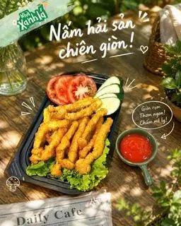 Hình ảnh Nấm Hải Sản chiên giòn
