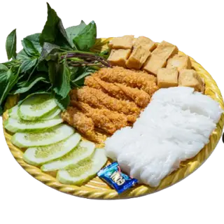 Hình ảnh Bún đậu nem chua rán