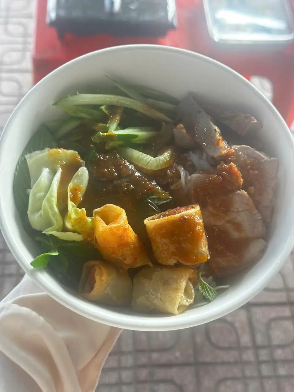 Hình ảnh bún mắm nêm phan thiết 