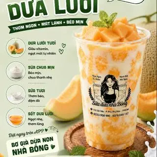 Hình ảnh Sữa chua Dưa Lưới 