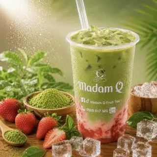 Hình ảnh Matcha Latte Dâu Sữa