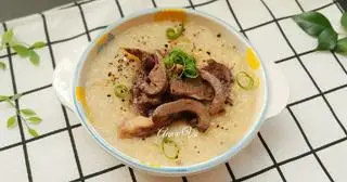 Hình ảnh cháo tim heo