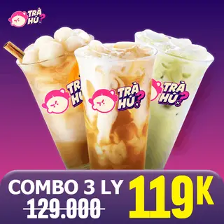 Hình ảnh Combo Trà Chiều (3 ly tùy chọn)