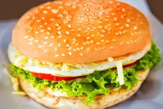 Hình ảnh Hamburger Trứng
