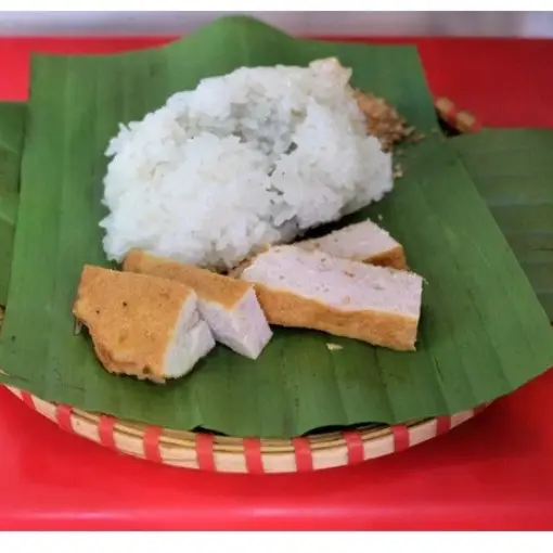 Hình ảnh xôi khúc chả cốm