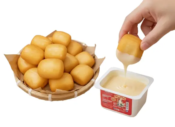 Hình ảnh Màn Thầu Chấm Sữa