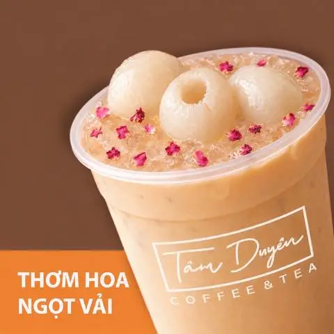 Hình ảnh Combo 2 Trà Sữa Vải Hoa Hồng (Lớn)
