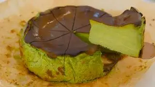 Hình ảnh matcha burnt cheesecake 