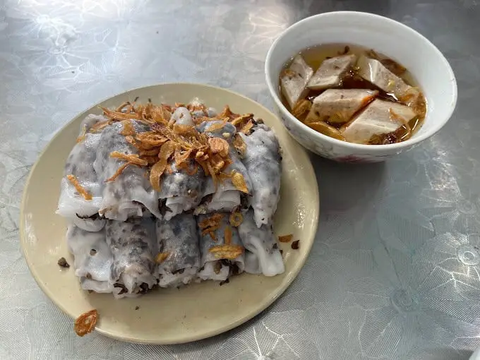 Hình ảnh Bánh cuốn Chả quế