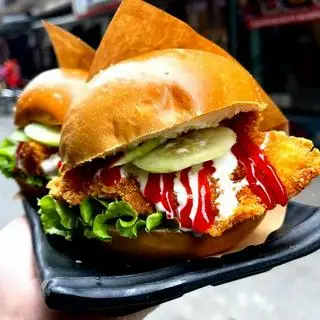 Hình ảnh Hambuger bò ngũ vị