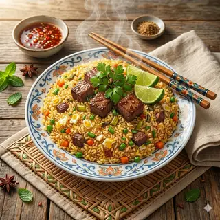 Hình ảnh Cơm Chiên Bò Xào