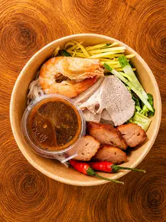 Hình ảnh Bún Mắm Nêm Tôm Thịt Nem Nướng