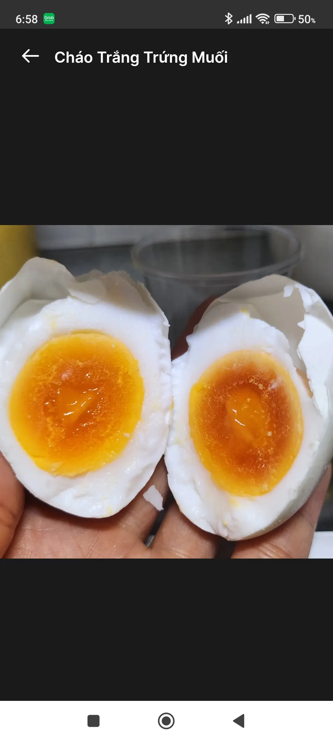 Hình ảnh Cháo trắng trứng muối