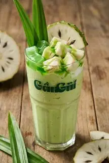 Hình ảnh Sữa chua lá nếp mãng cầu