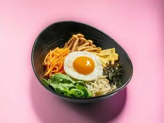 Hình ảnh Cơm trộn trứng kim chi