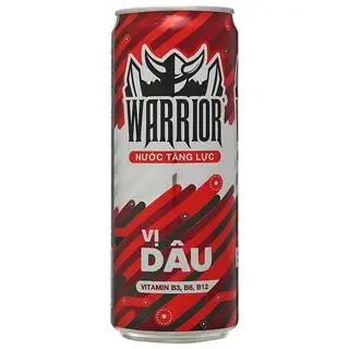 Hình ảnh Warrior dâu + ly đá