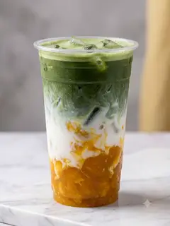 Hình ảnh Matcha latte xoài