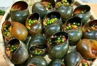 Hình ảnh Ốc bươu nướng tiêu xanh