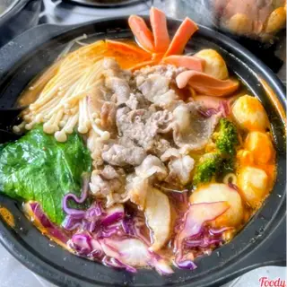 Hình ảnh Combo Mì Cay Ba Chỉ Bò + Trà Quất