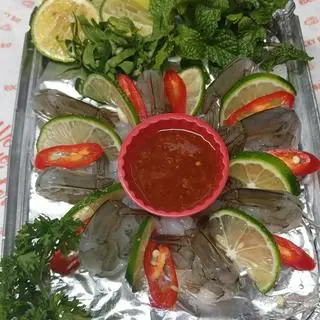 Hình ảnh Tôm sốt Thái Wasabi 8con