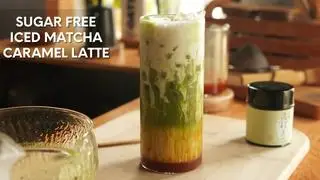 Hình ảnh Matcha caramel latte - size M - 500ml
