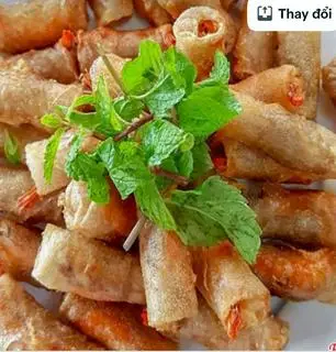 Hình ảnh chả ram tôm đất 6 cuốn chấm sốt mayo 