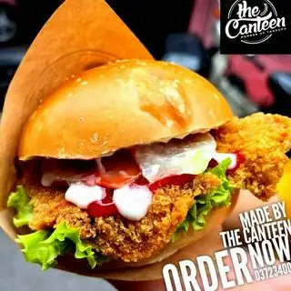 Hình ảnh Hambuger gà cay Hàn Quốc