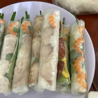 Hình ảnh gỏi cuốn không rau