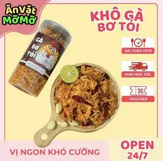 Hình ảnh Khô Gà Bơ Tỏi 300g
