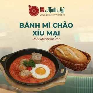 Hình ảnh Bánh mì chảo xíu mại
