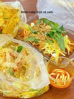 Hình ảnh Bánh tráng tỏi sốt me
