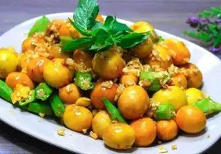 Hình ảnh Trứng non sốt bơ tỏi