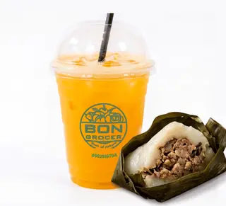 Hình ảnh Bánh giò thịt heo + Nước Cam Ép