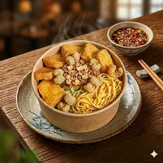 Hình ảnh Bún Nước Tương Trứng Đậu Hũ