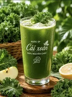 Hình ảnh Nước ép cải xoăn
