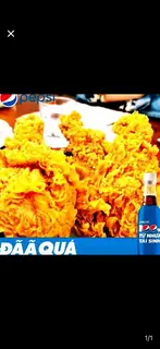 Hình ảnh Gà rán giòn truyền thống – 1 pepsi