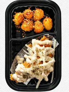 Hình ảnh Combo  đùi Sốt Kem + Trứng Cút Xóc Mắm Tỏi (Ăn Là Ghiền)